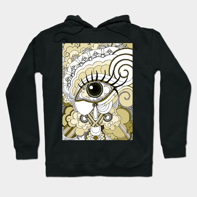 Eye Spy Lime Hoodie by MGphotoart